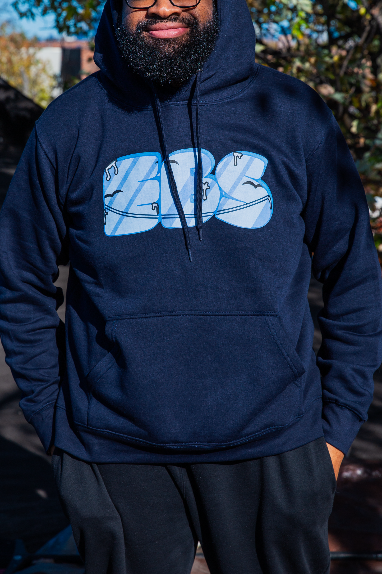 Hoodie - Window [blue]